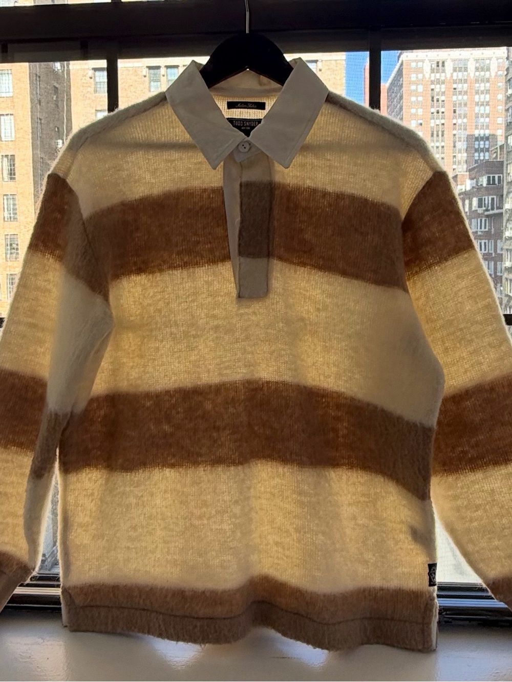 Todd Snyder Mohair Striped Rugby / Mohair Rugby Polo